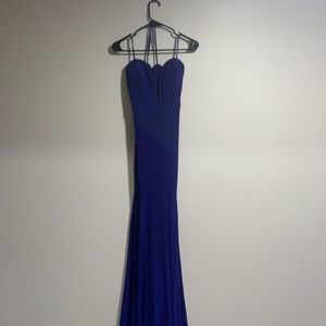 Royal blue prom dress